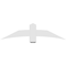Ekena Millwork Bellingham Architectural Grade PVC Gable Bracket, 60"W x 15"H x 4"D x 6"F, 6/12 Pitch GBP060X15X0406BEL00 - alternate 2
